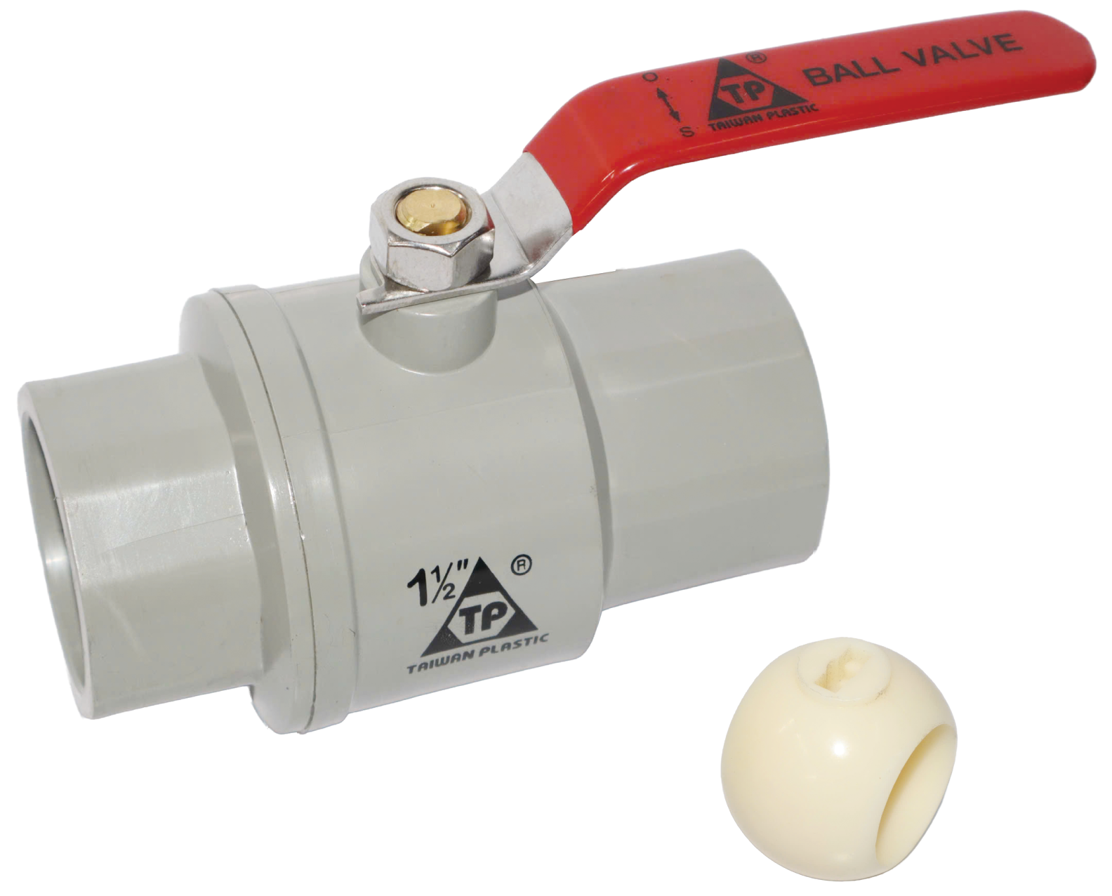NB (Stainless steel hand valve with plastic ball)